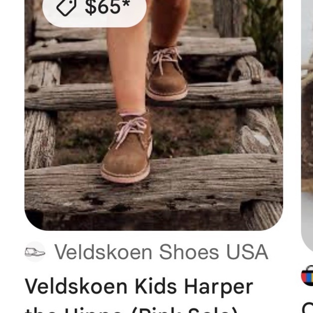 Kids Harper Shoes - Brown